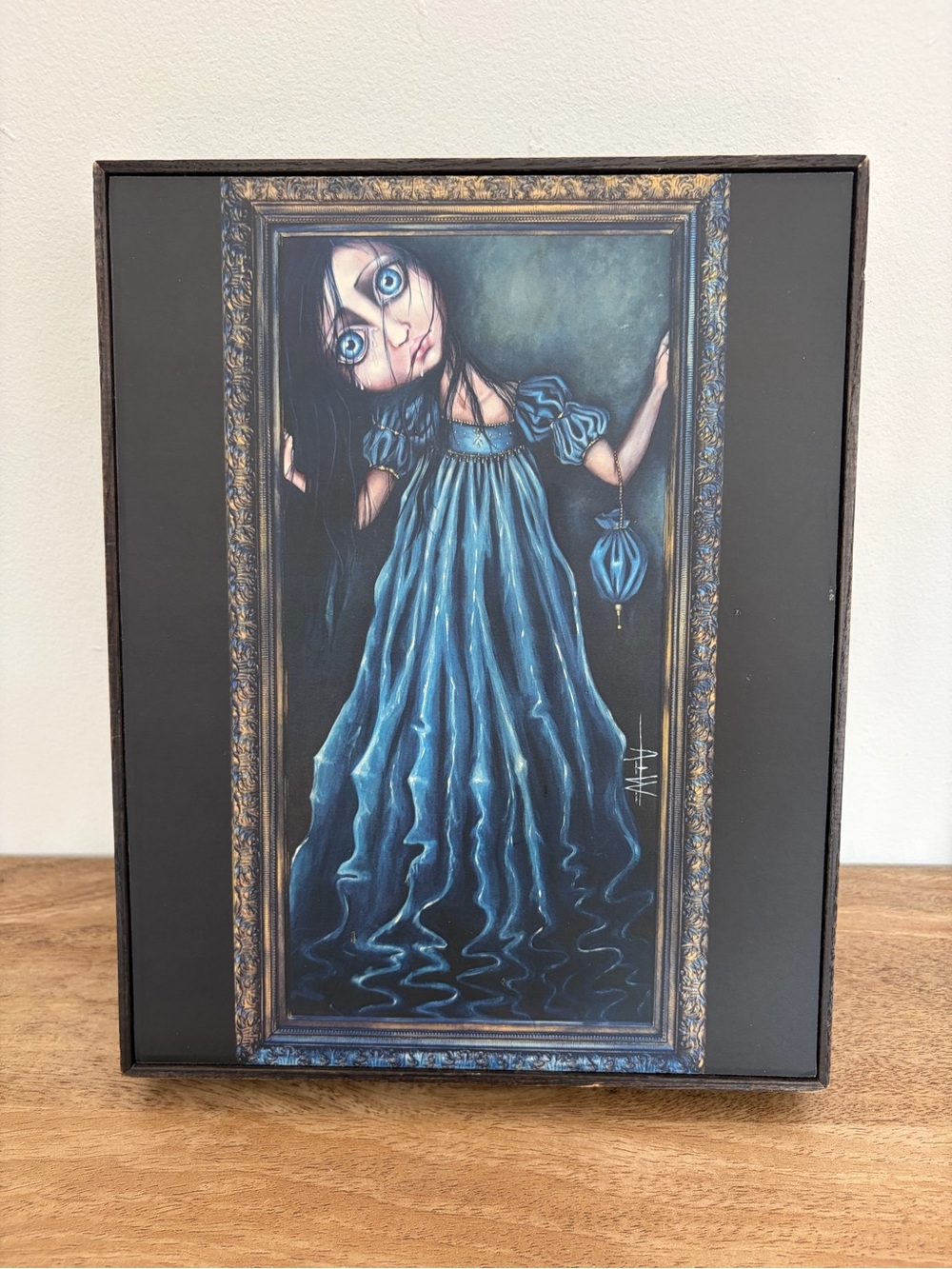 Angelina Wrona “Framed” Gothic Art Print – Canadian Big Eye Wall Art